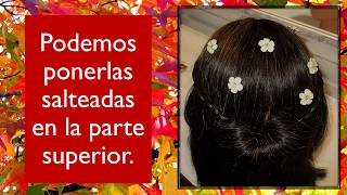 Como utilizar las espirales para adornar el pelo👩🏻 [upl. by Lasonde]