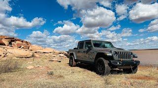 Getting a feel for the 2023 Jeep Gladiator Mojave [upl. by Homans]