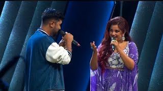 Ami je tomar Shreya Ghoshal and Subhadeep  Indian Idol Season 14 [upl. by Atnohs]