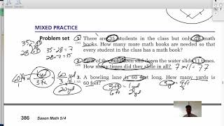 Lesson 82 Tessellations Saxon Math 54 [upl. by Rehnberg176]