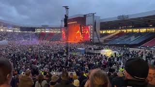 Liam Gallagher  champagne supernova live at Hampden stadium Glasgow 27062022 [upl. by Yelad]