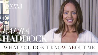 Laura Haddock What you dont know about me  Bazaar UK [upl. by Ahsertal]