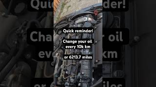 A quick reminder to change your oil in time diesel turbodiesel commonrail repair mechanic [upl. by Aivatra640]