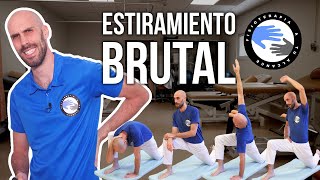 Estiramiento brutal de cadera y lumbares en menos de 3 minutos [upl. by Brosy]