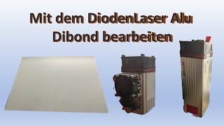 Kann man Alu Dibond mit einem Dioden Laser schneiden Neje E40  A40640 Lasermodul  Lightburn [upl. by Hock]