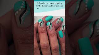 Polka Dot Nail Styles for Short Straight or Wavy Hair  Playful amp Stylish Nail Art [upl. by Nitnelav]