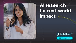 10 Years of AI AI research for realworld impact [upl. by Ecreip]