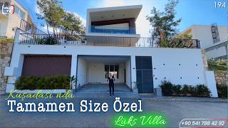 Tamamen Size Özel Satılık Villa Kuşadası Müstakil Ev Turu kusadasisatilikvilla [upl. by Ayad634]