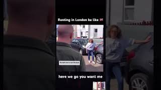 Renting apartment in London be like 😂 comedyshorts funny [upl. by Yrrat]