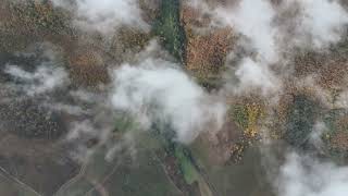 Dji Air 3 Clouds and Autumn Óbükk Vajdavàr 🌫️⛅☁️⛰️🌳🍃🍂🍁💪🙆 [upl. by Sitelc289]