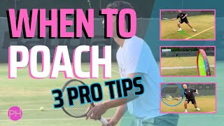 DOMINATE THE NET 3 TIPS TO POACH LIKE A PRO  Tennis Coaching  Tennis Lesson  PH Tennis [upl. by Erhard]