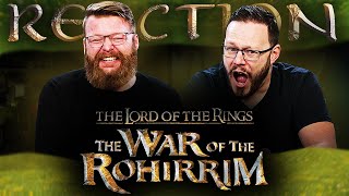 The Lord Of The Rings The War of the Rohirrim  Official Trailer REACTION [upl. by Nauqat]