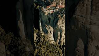 Majestic Meteora Monasteries Επιβλητικα Μετεωρα djimini3pro drone travel greece rocks views [upl. by Etnod]