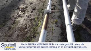 verwarmingsbuis verven buizen verfroller buizenroller VERWARMINGSBUIZEN [upl. by Nyletak]