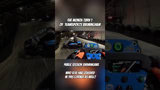 Big Monza ALIKE KART CRASH TeamSport Birmingham indoorkarting karting monza [upl. by Zilla]