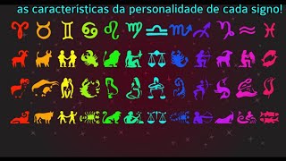 as características da personalidade de cada signo [upl. by Yttik]