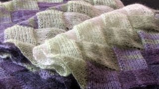 Learn to Knit Entrelac Part Two [upl. by Ahcrop]