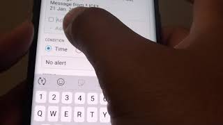 Samsung Galaxy S9 How To Send a Text Message to Reminder [upl. by Kenji355]