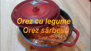 Orez cu legume  orez sarbesc [upl. by Alaine]