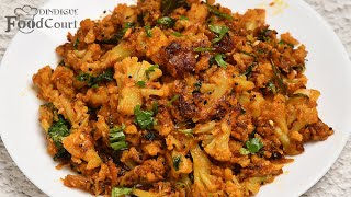 Cauliflower Fry Cauliflower Poriyal Gobi Fry [upl. by Seena]