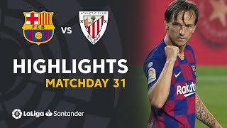 Highlights FC Barcelona vs Athletic Club 01 [upl. by Llenahc]