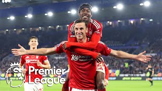 Chris Wood leads Nottingham Forest past Leicester City  Premier League Update  NBC Sports [upl. by Thisbe]