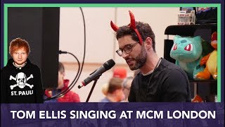 Tom Ellis Lucifer Singing Ed Sheeran at MCM London Comic Con 2018 [upl. by Casanova]