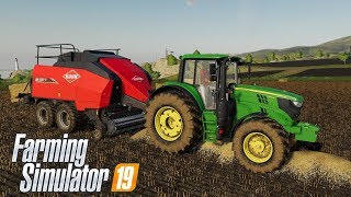 FS19  8 Elaborando Pacas de Paja  John Deere 6M Series [upl. by Sackville625]