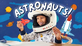 Astronaut in Space For Kids  Fun Educational Videos for Preschoolers Kindergarten amp Toodlers 🚀👨‍🚀 [upl. by Cyma]