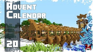 Minecraft Timelapse Advent Calendar  20  ANOTHER BRIDGE [upl. by Ladonna]