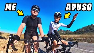 Training with Pro Cyclists FT Juan Ayuso  Denia Training Camp [upl. by Aihsekan]