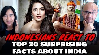 Indonesians React To 20 Surprising Facts About India  FTD Facts [upl. by Irving]