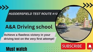 HUDDERSFIELD TEST ROUTE 10  AADrivingschool0786  DGNDriving  ClearviewDriving [upl. by Dafodil]