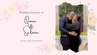 LIVE 🔴  Wedding EstellaQueen amp Salomon 05 October 2024 [upl. by Nerak]