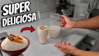 Como Hacer Horchata de arroz Casera  Rápida y Fácil [upl. by Anazus261]