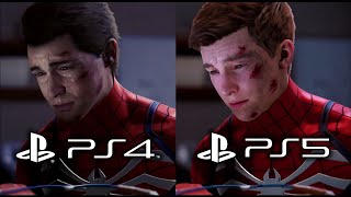 Marvels SpiderMan Remastered Vs Original  Ending Scene [upl. by Hannah]