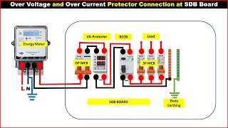 Over Voltage and Over Current Protection Connection  VA Protection Device [upl. by Cal]