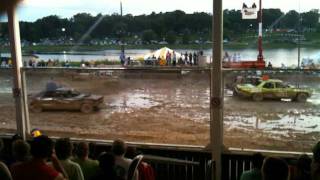 Demolition Derby 2 Lake County Fair 3132011 [upl. by Haydon863]