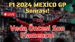 F1 2024 Mexico GP Sonrası  Sainz Ferrari ile son Flamenco [upl. by Lukey386]