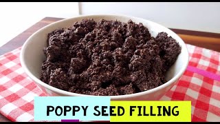 How To Make Poppy Seed Filling [upl. by Uni105]