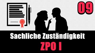 Sachliche Zuständigkeit  ZPO I 09 [upl. by Scully]