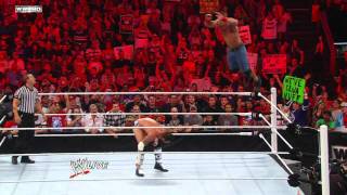 Raw  John Cena vs CM Punk  No 1 Contenders Match [upl. by Chaker]