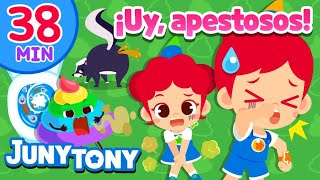 MIX  ¡Uy Apestoso  Popó Pipí Sudor y Más  Canciones Infantiles  JunyTony en español [upl. by Rosinski]