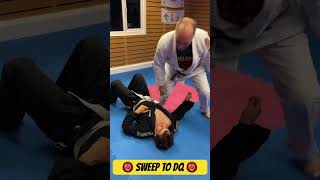 BJJ Basics 101  Scissor Sweep To Instant DQ [upl. by Aerdnek748]