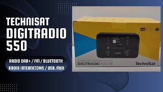 TechniSat DIGITRADIO 550 IR  radio FM DAB radio internetowe CD Bluetooth AUX USB recenzja [upl. by Ilujna]