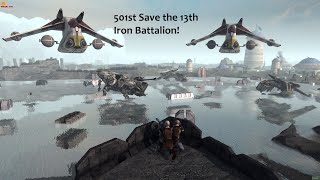 501st Saves the 13th Iron Battalion on Zeffo MOWAS2 Star Wars mod [upl. by Lund]