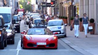 Aston Martin DB9 and Ferrari F430 Spider [upl. by Asiek656]