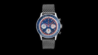 Unboxing amp Review Breitling Navitimer quotPan Amquot Chronograph [upl. by Ayocat]