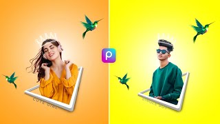 PicsArt 3D Portrait Photo Editing  Picsart Neww CreativePhoto Editing  Fed Editz [upl. by Ssur57]