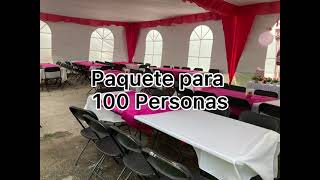 Paquete Carpa para 100 PERSONAS [upl. by Agatha156]